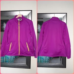 Vibrant warm soft shell jacket